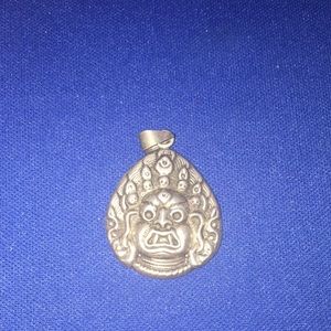 925 Mahakala Gau silver pendant Unisex